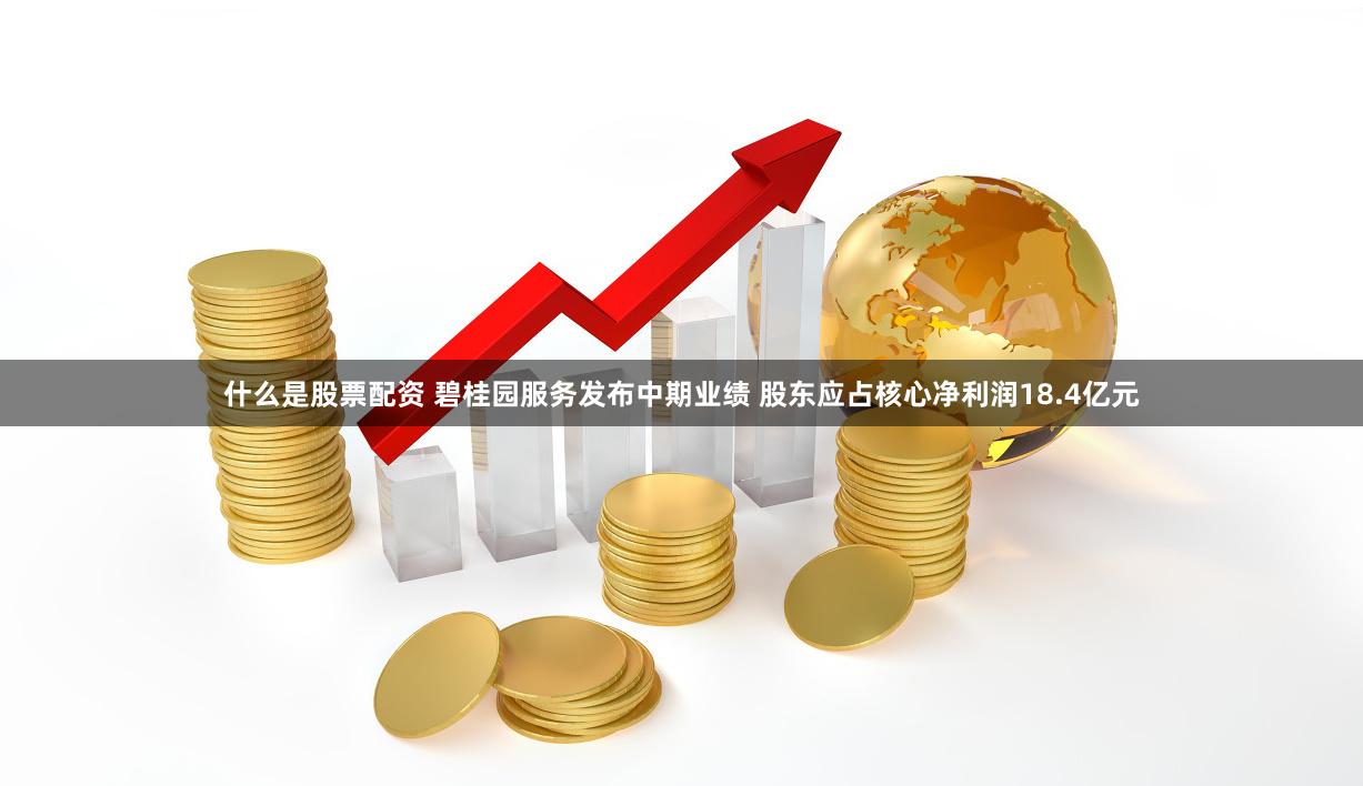 什么是股票配资 碧桂园服务发布中期业绩 股东应占核心净利润18.4亿元